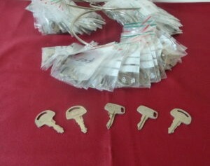 Sleutels zonder plastic kap